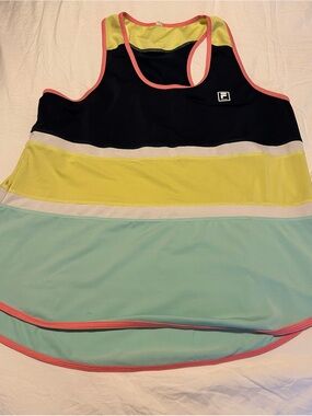 Fila Colorblock Racerback Tank